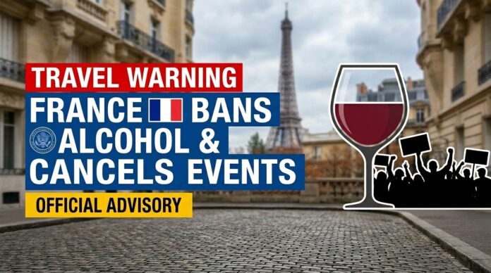France Govt Bans Alcohol and Cancels Events France Govt Bans Alcohol and Cancels Events