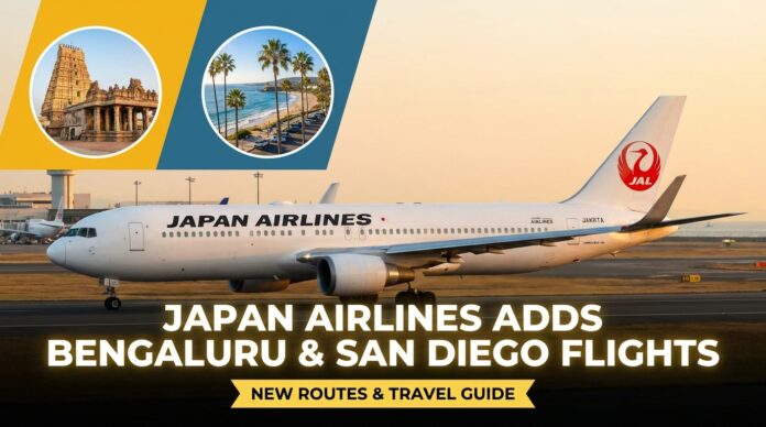 Japan Airlines Adds Bengaluru & San Diego Flights Japan Airlines Adds Bengaluru & San Diego Flights