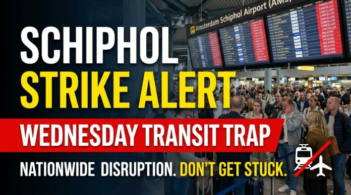 Schiphol public transport strike Schiphol public transport strike