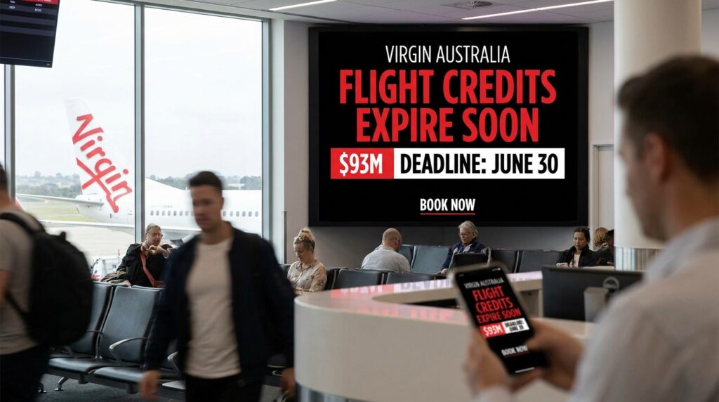 Virgin Australia Passengers Have Until June 30 to Spend $93M in Flight Credits