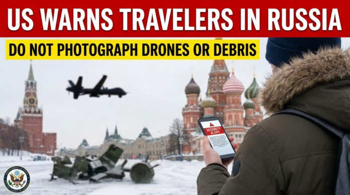 US Warns American Travelers in Russia Not to Photograph Drones or Debris After Fresh Security Alert