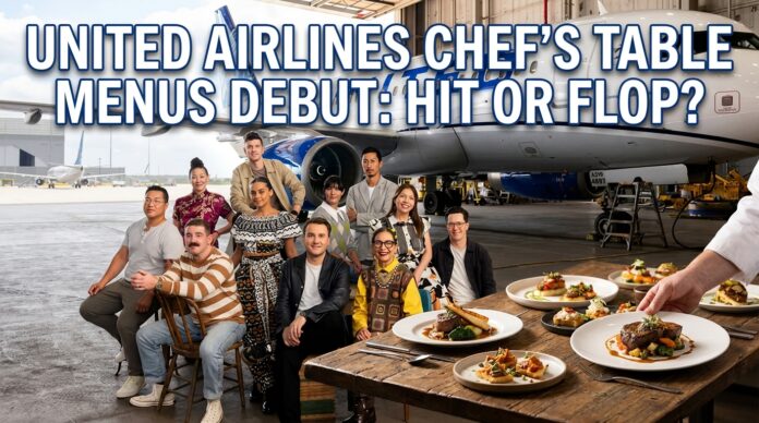 United Airlines Chef's Table Menus United Airlines Chef's Table Menus