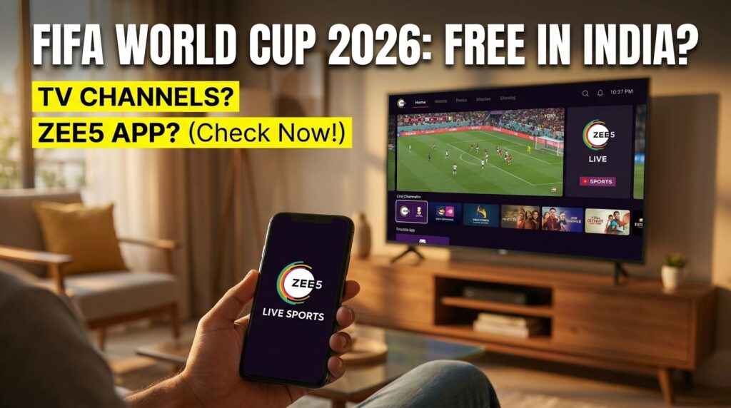 Where to Watch FIFA World Cup 2026 Free in India