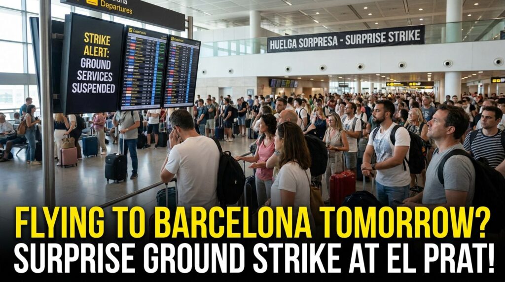 Barcelona El Prat strike