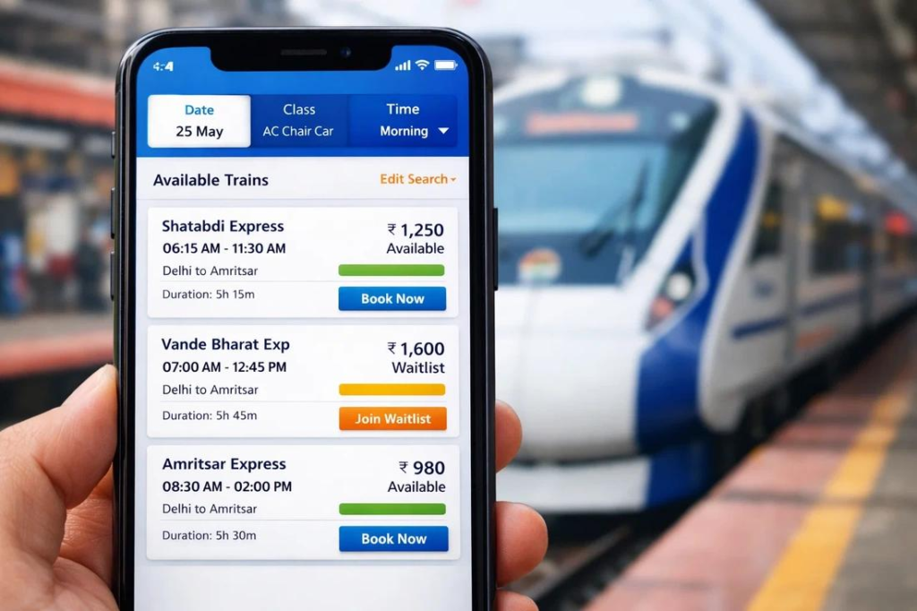 Indian Railways New Reservation System