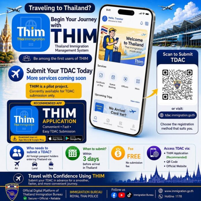 Thailand THIM Immigration App