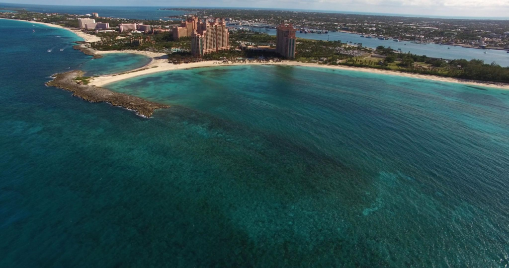 Aerial View of Bahamas
