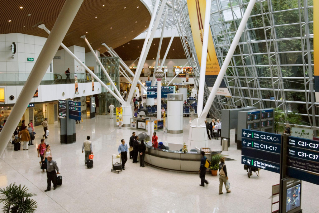 Malaysia, Kuala Lumpur, terminal in Kuala Lumpur International Airport