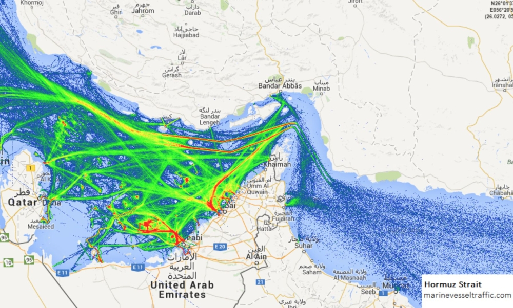 Strait of Hormuz Map