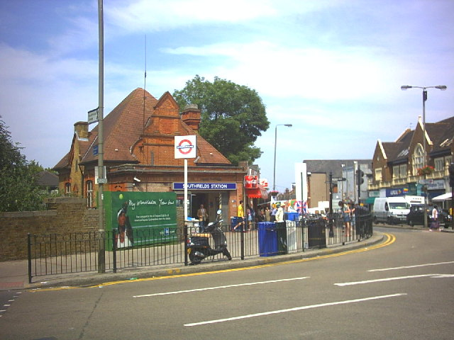 Southfields Underground Station on Wimbledon Park Road