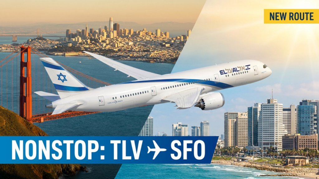 El Al Israel Launches Nonstop Tel Aviv–San Francisco Flights