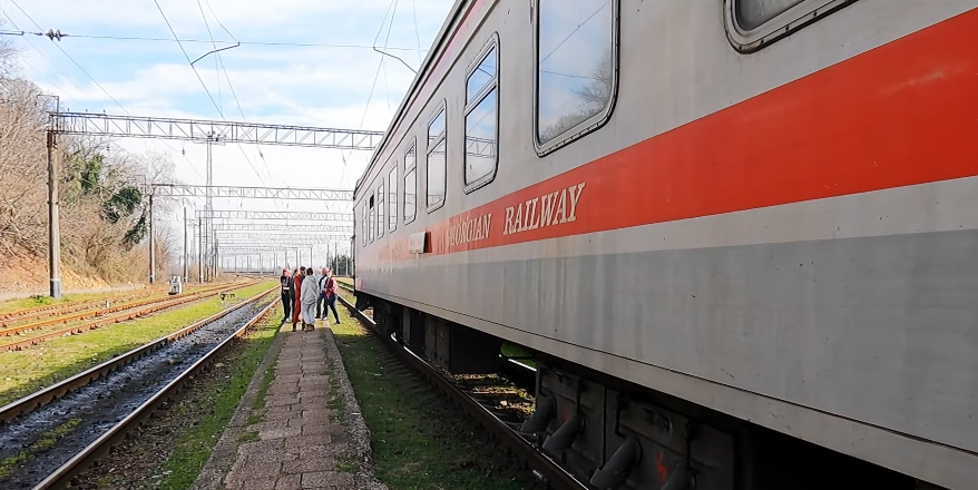windows condition on Georgian trains