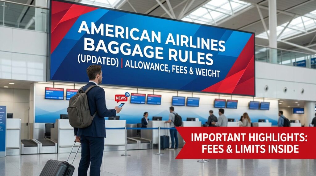 American Airlines Baggage Allowance, Fees & Weight Rules