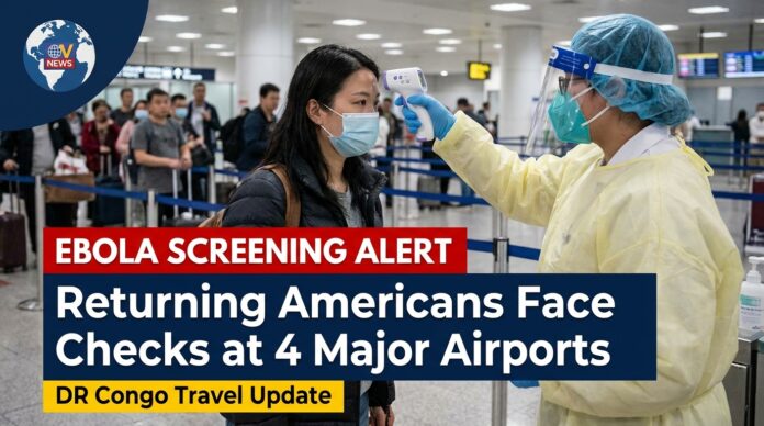 Americans Returning From DR Congo Face Four-Airport Ebola Screening Americans Returning From DR Congo Face Four-Airport Ebola Screening