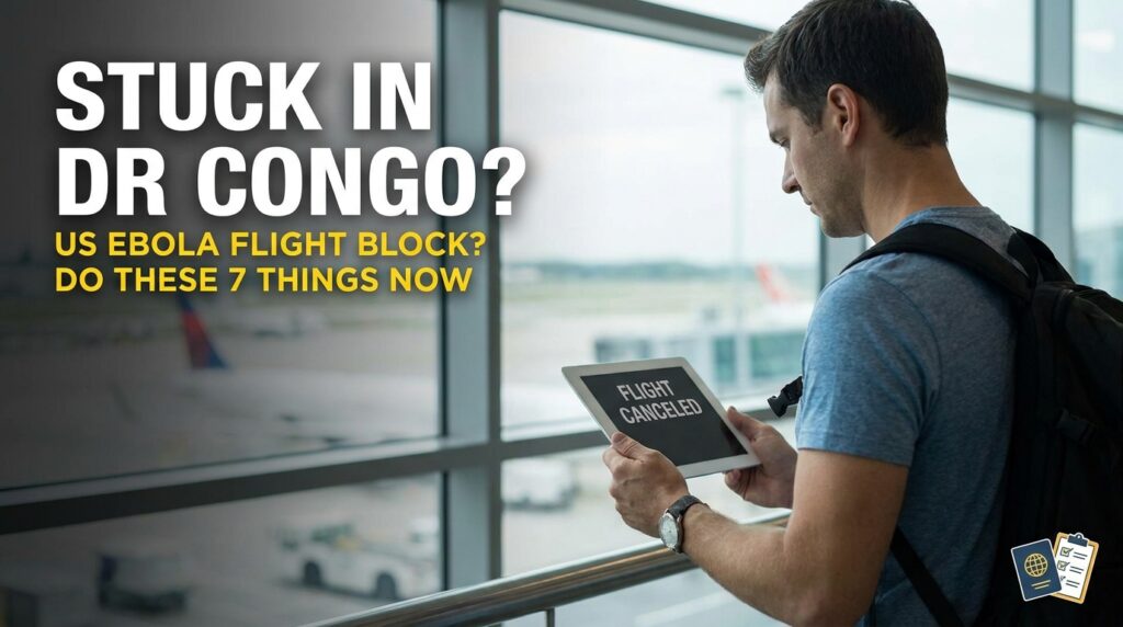 Stuck in DR Congo by the U.S. Ebola Flight Block? Do These 7 Things Now