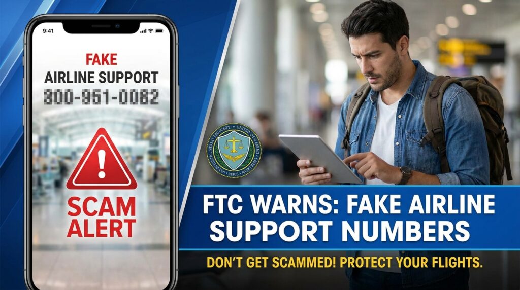 FTC Warns Travelers About Fake Airline Support Numbers