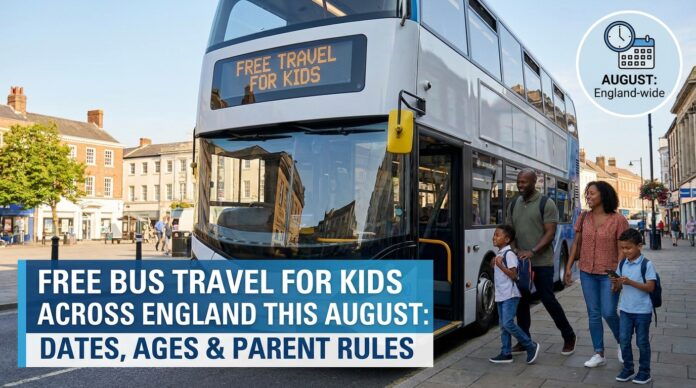Free Bus Travel for Kids Across England