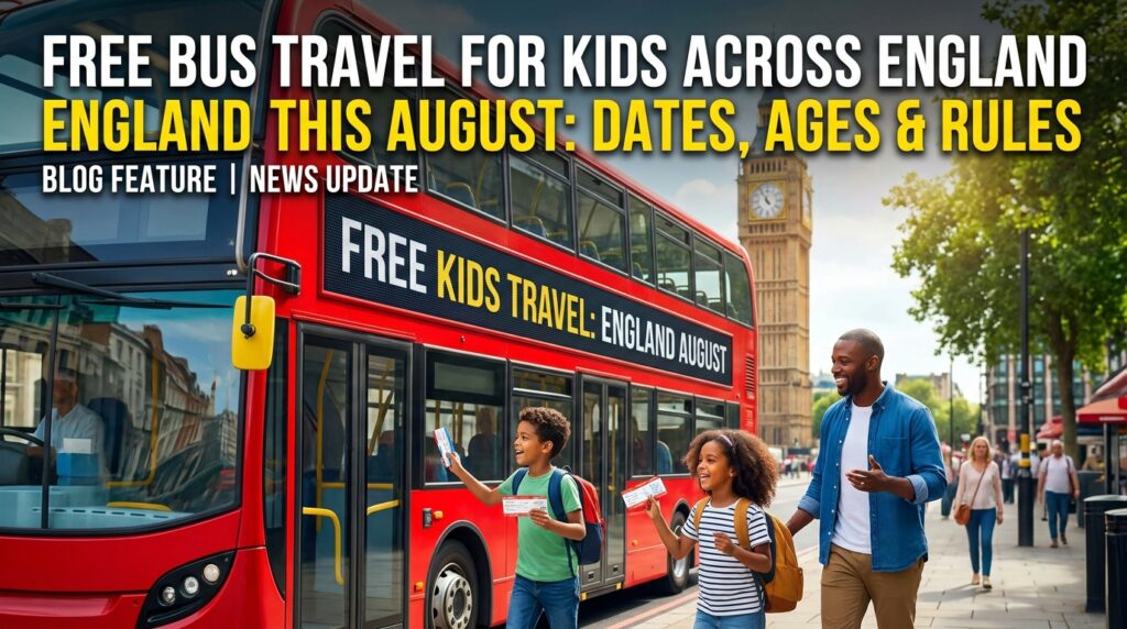 Free Bus Travel for Kids Across England 