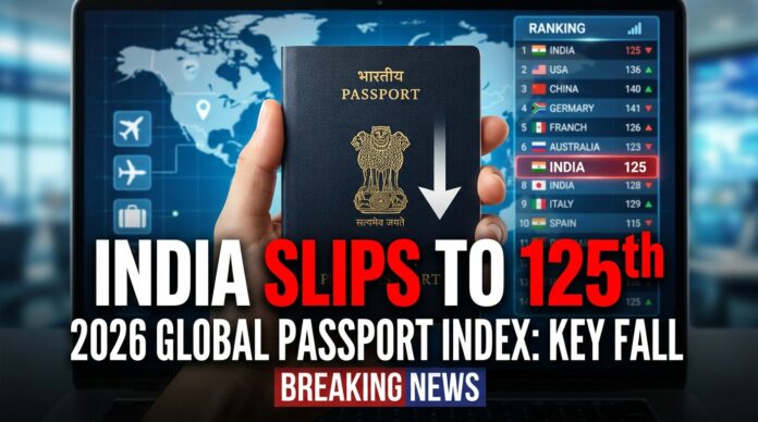 India Slips to 125th in the 2026 Global Passport Index