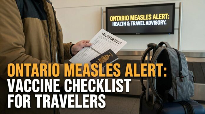 Ontario Measles Alert Ontario Measles Alert
