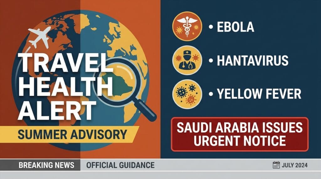 Saudi Arabia Issues Summer Travel Health Alert Over Ebola, Hantavirus and Yellow Fever