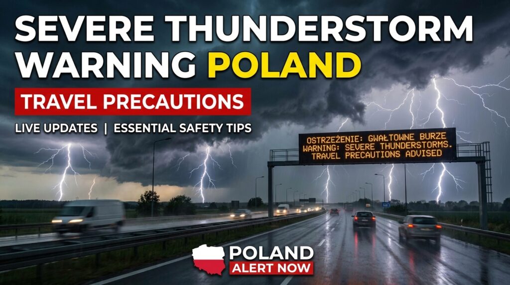Severe Thunderstorm Warning Poland