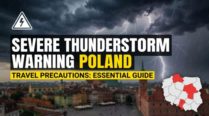 Severe Thunderstorm Warning Poland
