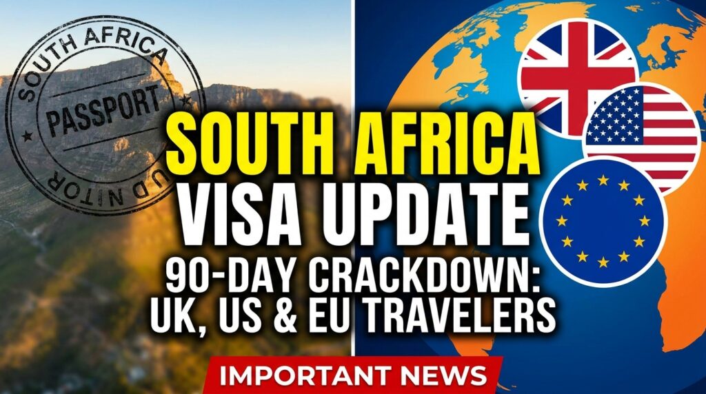South Africa Visa Update