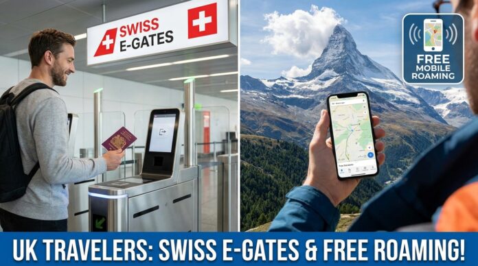 UK Travelers Gets Swiss E-Gates and Free Mobile Roaming UK Travelers Gets Swiss E-Gates and Free Mobile Roaming