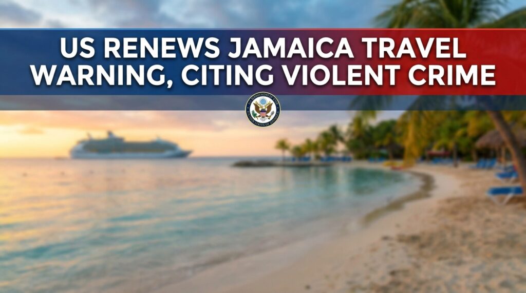 US Renews Travel Warning for Jamaica, Citing Violent Crime