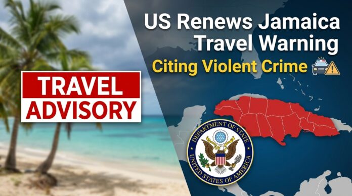 US Renews Travel Warning for Jamaica, Citing Violent Crime