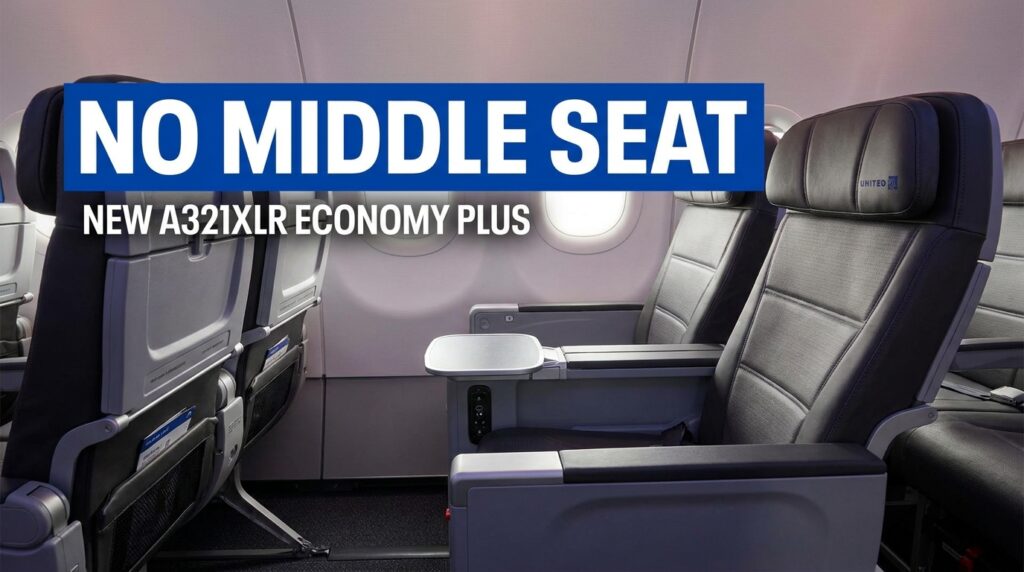United Airlines Adds No-Middle-Seat Economy Plus Row