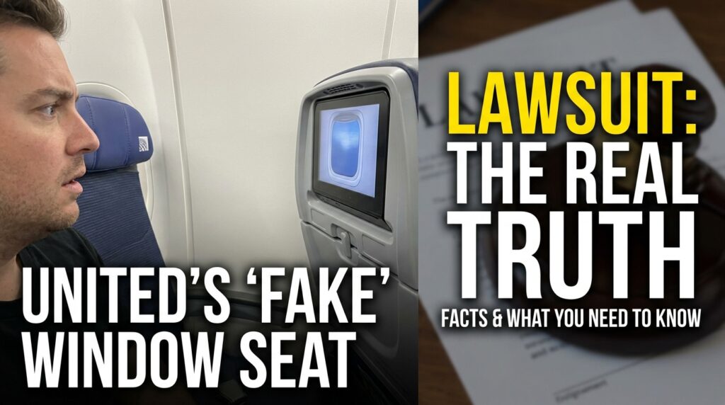 United Airlines Fake Window Seat Lawsuit