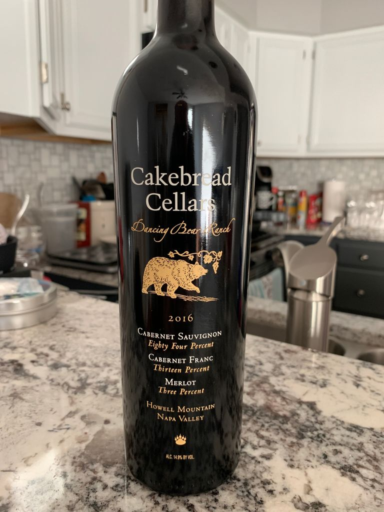 2016 Cakebread Dancing Bear Cabernet Sauvignon