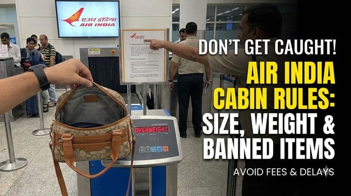 Air India Cabin Baggage Size, Weight Rules & Prohibited Items