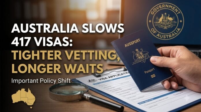 Australia Subclass 417 Working Holiday visa