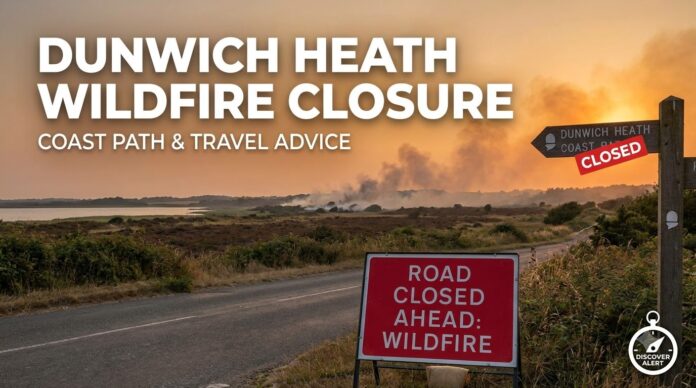 Dunwich Heath Wildfire Closure Dunwich Heath Wildfire Closure
