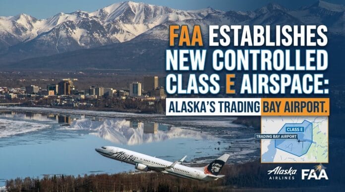 FAA Proposes New Class E Airspace for Trading Bay Airport in Alaska