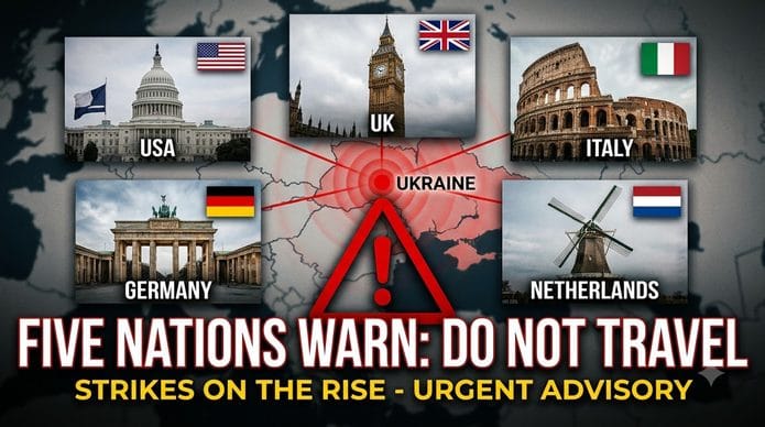 United States, United Kingdom, Italy, Germany and the Netherlands Warn Against Ukraine Travel as Strikes Rise