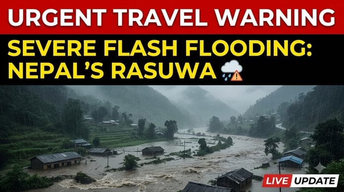 Urgent Travel Warning Over Severe Flash Flooding in Nepal's Rasuwa: 384 Travelers Missing Urgent Travel Warning Over Severe Flash Flooding in Nepal's Rasuwa: 384 Travelers Missing