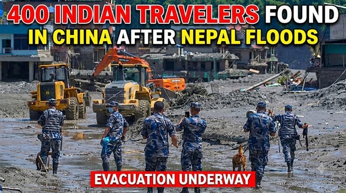 400 Indian Travelers Found in China After Nepal Floods, Evacuation Underway