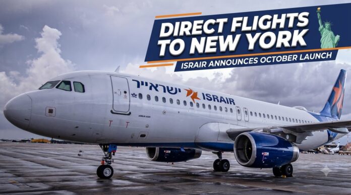 Israir Announces Plans for Direct Scheduled Flights to New York by October Israir Announces Plans for Direct Scheduled Flights to New York by October