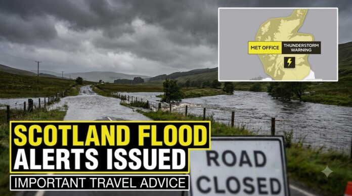 Scotland Flood Alert Issued By Met Office: Important Travel Advice