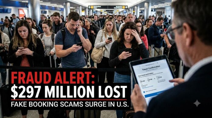 U.S. Travel Fraud Losses Hit $297 Million as Fake Booking Scams Surge U.S. Travel Fraud Losses Hit $297 Million as Fake Booking Scams Surge