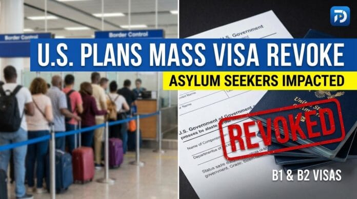 U.S. Plans Mass B1 and B2 Visa Revoke for Asylum Seekers U.S. Plans Mass B1 and B2 Visa Revoke for Asylum Seekers