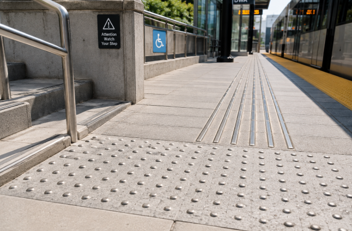 Tactile Warning Domes and Directional Tactile Bars