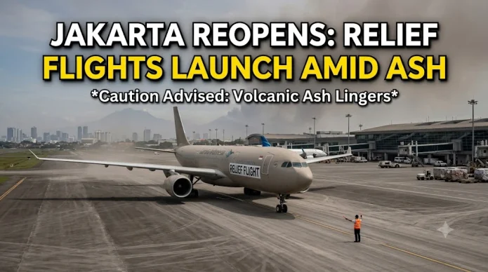 Jakarta Airports Reopen: Airlines Launch Relief Flights Amid Lingering Ash Threat Jakarta Airports Reopen: Airlines Launch Relief Flights Amid Lingering Ash Threat