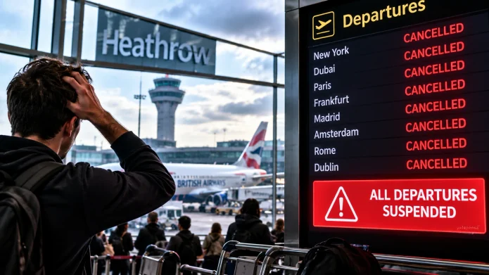 Heathrow Airport Stops All Departures After Air Traffic Control Glitch