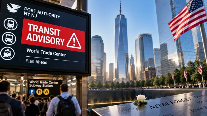 Port Authority NY NJ Issues World Trade Center 9/11 Transit Advisory