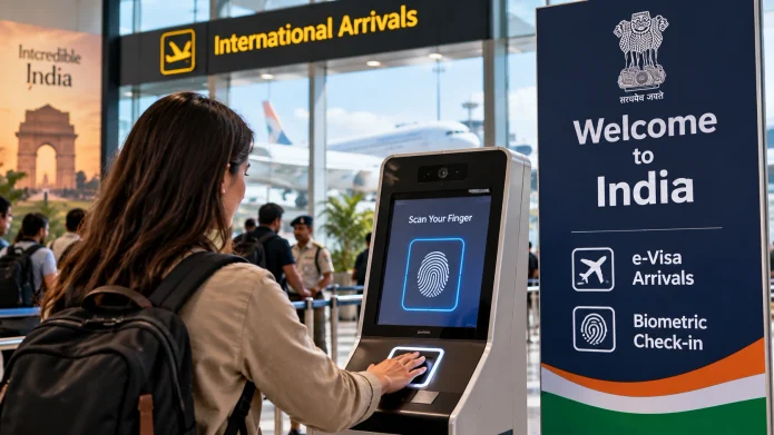 India Deploys Biometric Kiosks at Major Airports for E-Visa Arrivals